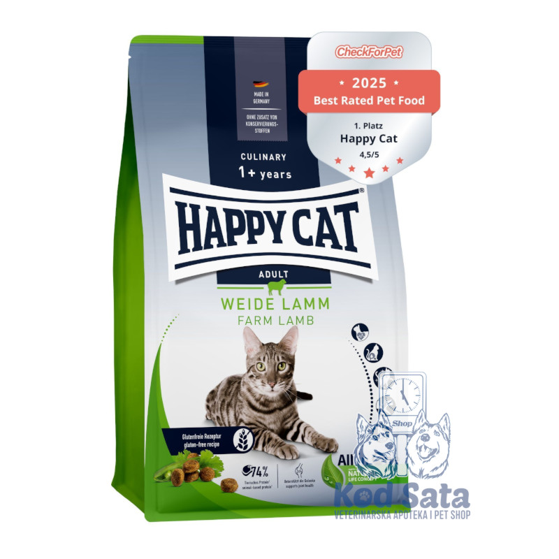 Happy Cat Adult Lamb, Hrana Za Mačke Jagnjetina