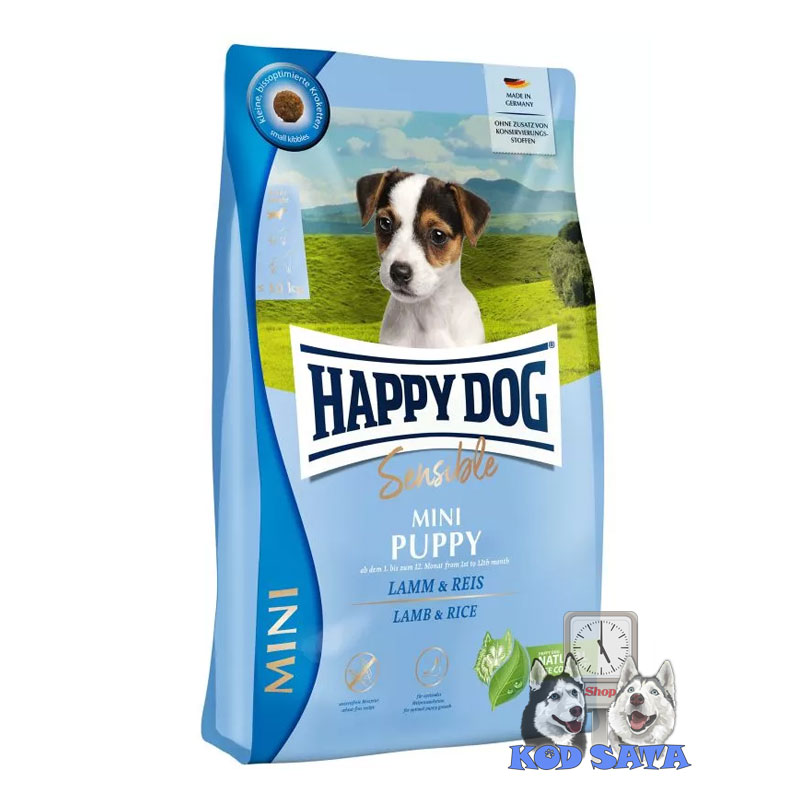 Happy Dog Mini Puppy Hrana Za Štence, Jagnjetina i Pirinač 4kg