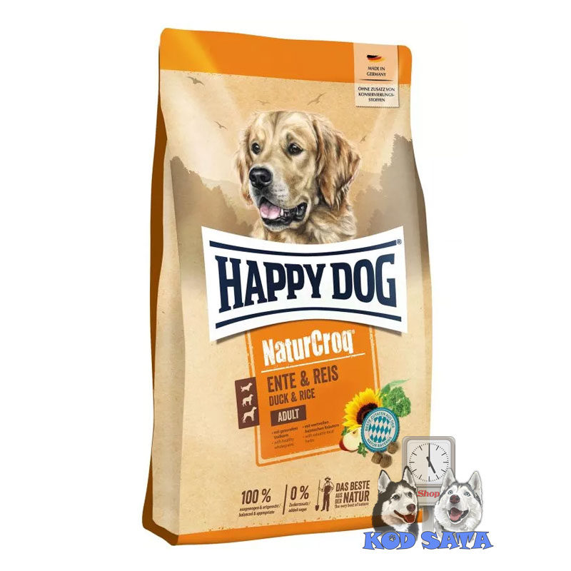 Happy Dog Naturcroq Pačetina i Pirinač, Hrana Za Pse 11kg