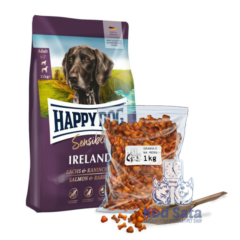 Happy Dog Sensible Ireland 1kg, Na Razmeru