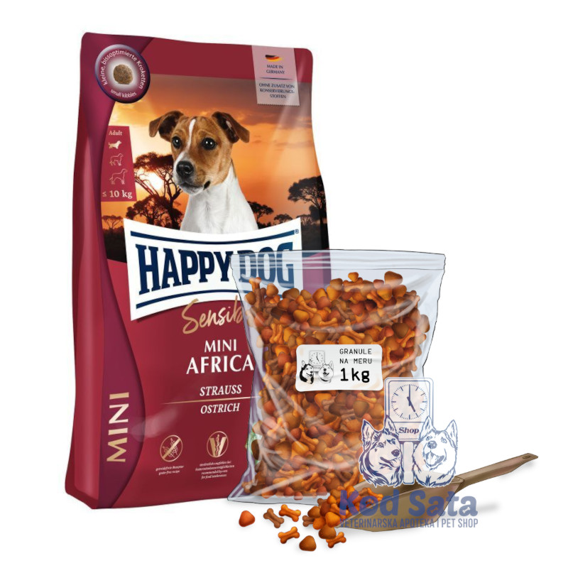 Happy Dog Sensible Mini Africa, Na Razmeru 1kg