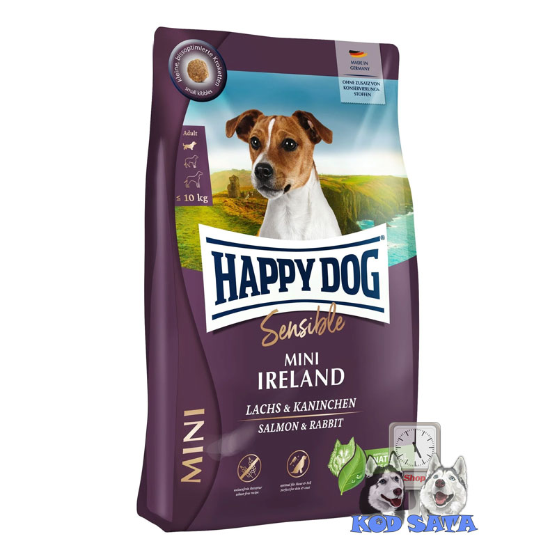Happy Dog Sensible Mini Ireland Hrana Za Pse, Losos i Zec