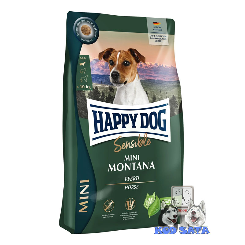 Happy Dog Sensible Mini Montana Hrana Za Pse, Konjetina 