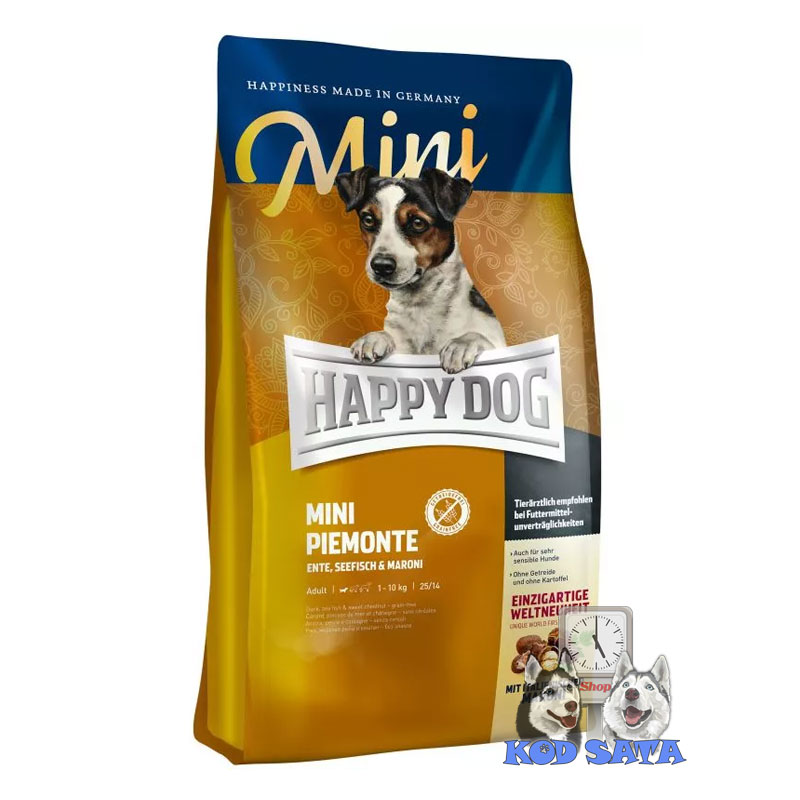 Happy Dog Sensible Mini Piemonte Hrana Za Pse, Pačetina i Pitomi Kesten 