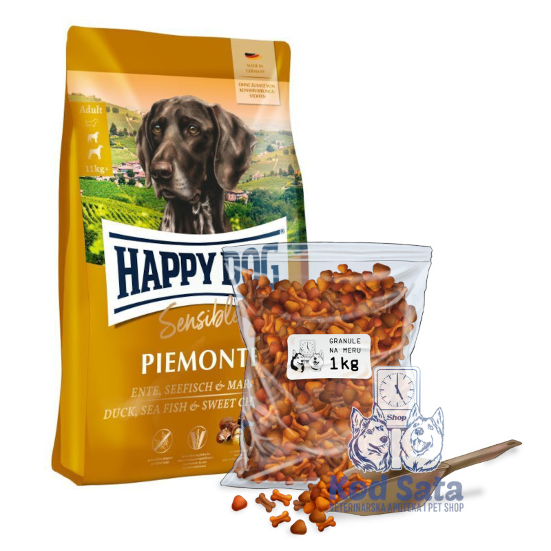 Happy Dog Sensible Piemonte Pačetina i Pitomi Kesten, Na Razmeru 1kg