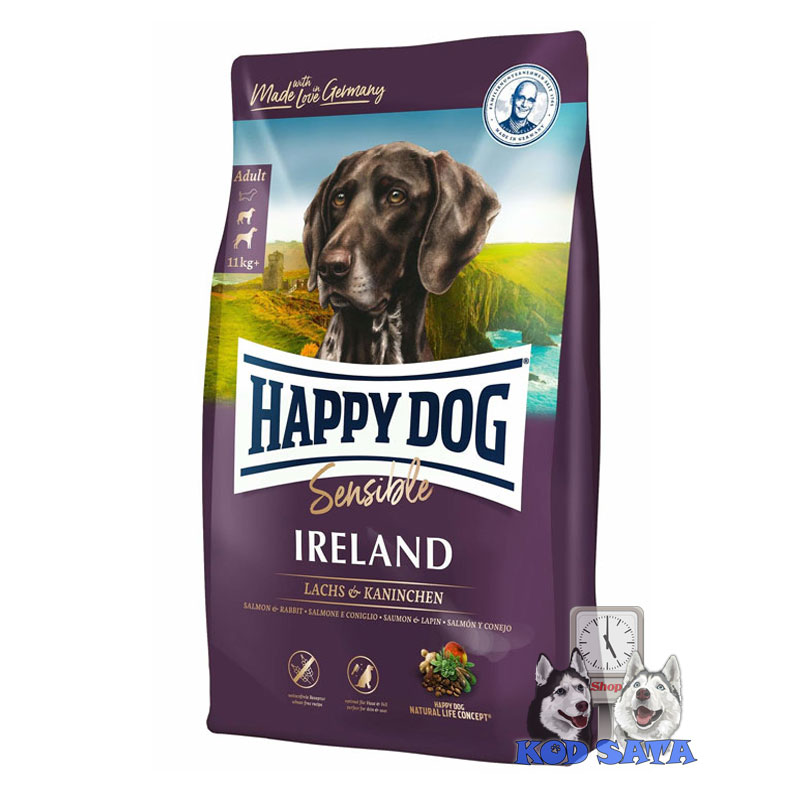 Happy Dog Sensible Ireland Hrana Za Pse, Losos i Zečetina