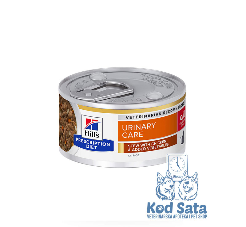Hill's C/D Stress Menagment Urinary, Hrana za Mačke Protiv Struvitnog Kamenca, Gulaš Sa Piletinom i Povrćem 