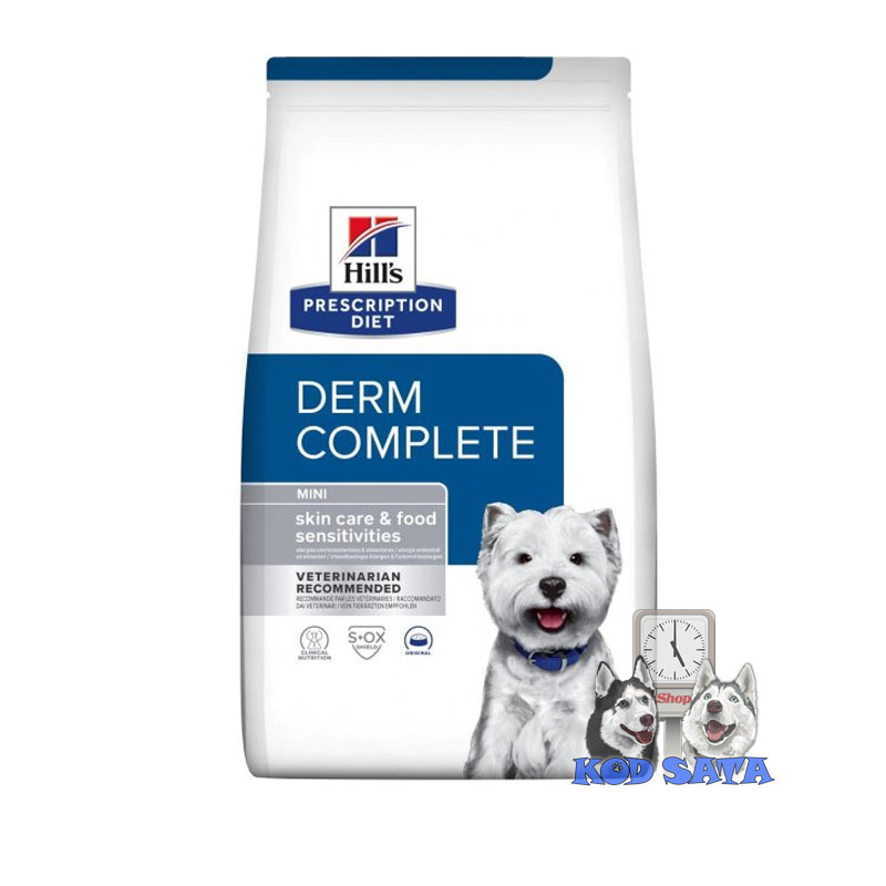 Hills Derm Complete Mini, Hrana Za Podršku Funkciji Kože, 1kg