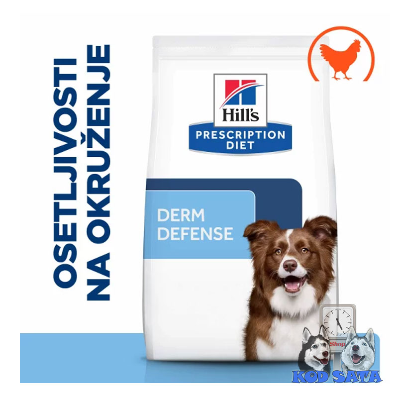 Hills Derm Defense, Hrana Za Pse Osetljive Na Spoljne Faktore