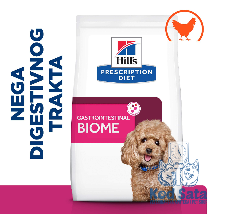 Hills GI BIOME MINI, Za Digestivne Probleme Kod Pasa Malih Rasa 1kg