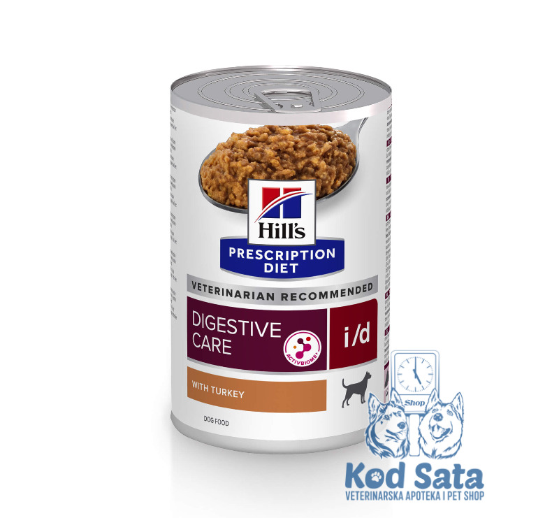 Hills I/D Digestive Care, Konzerva Za Pse Za Negu Digestivnog Trakta Ćuretina 360g x12kom