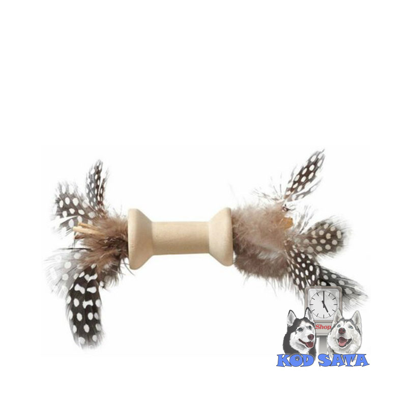 Hunter Igračka Za Mačke, Valjak Sa Perom Bež