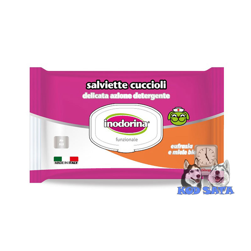 Inodorina Funzionale Vlažne maramice za štence 40kom