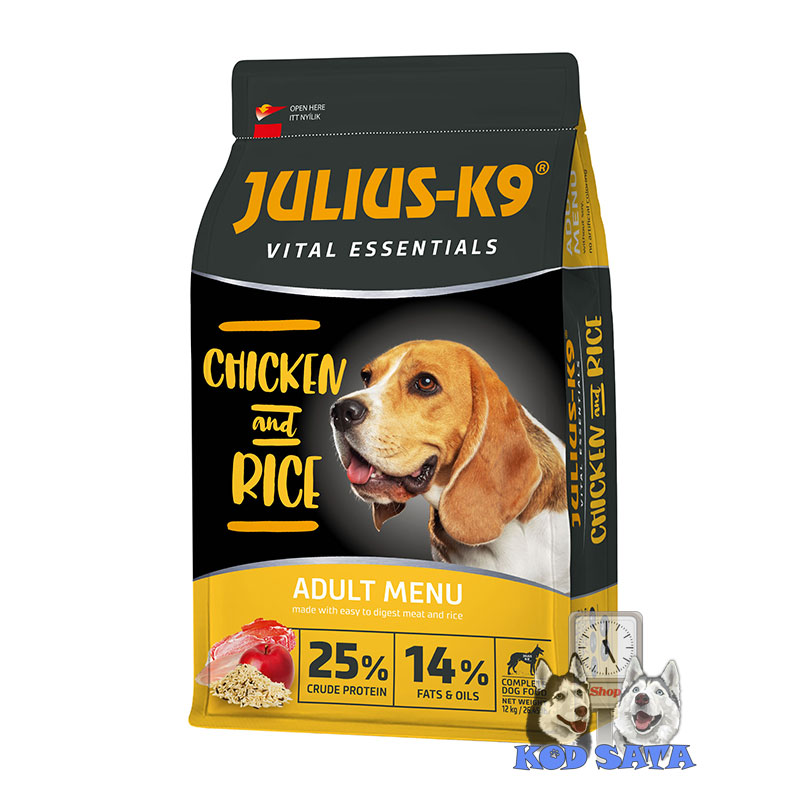 Julius K9 Hrana Za Pse, Piletina  i Pirinač 12kg