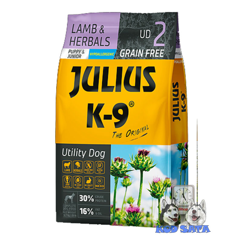Julius K9 Puppy&Junior Hrana Za Štence Bez Žitarica, Jagnjetina i Bijje 10kg