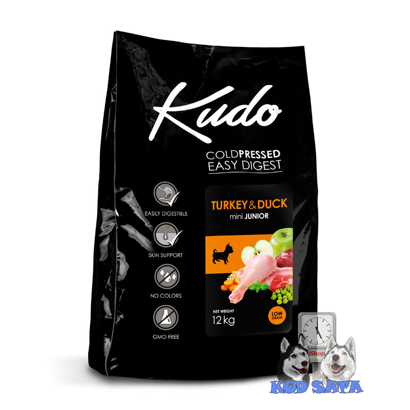 Kudo LG Turkey&Duck Mini Junior, Hrana Za Štence Malih Rasa