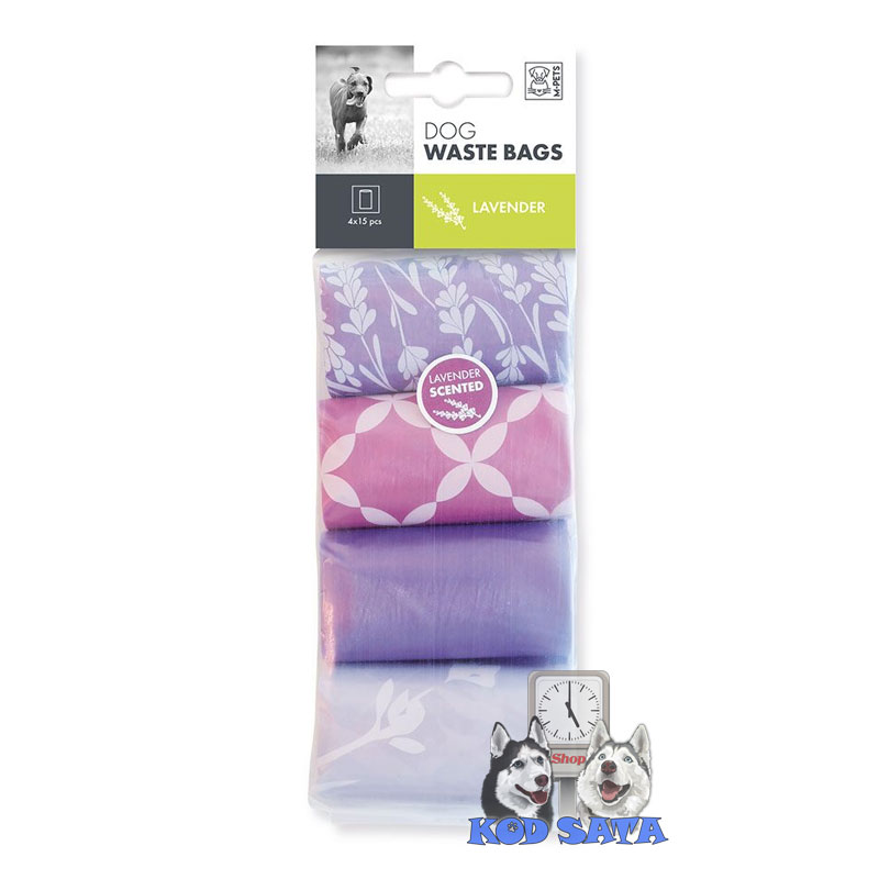 M-Pets Kese Za Izmet Miris Lavande 4x15kom