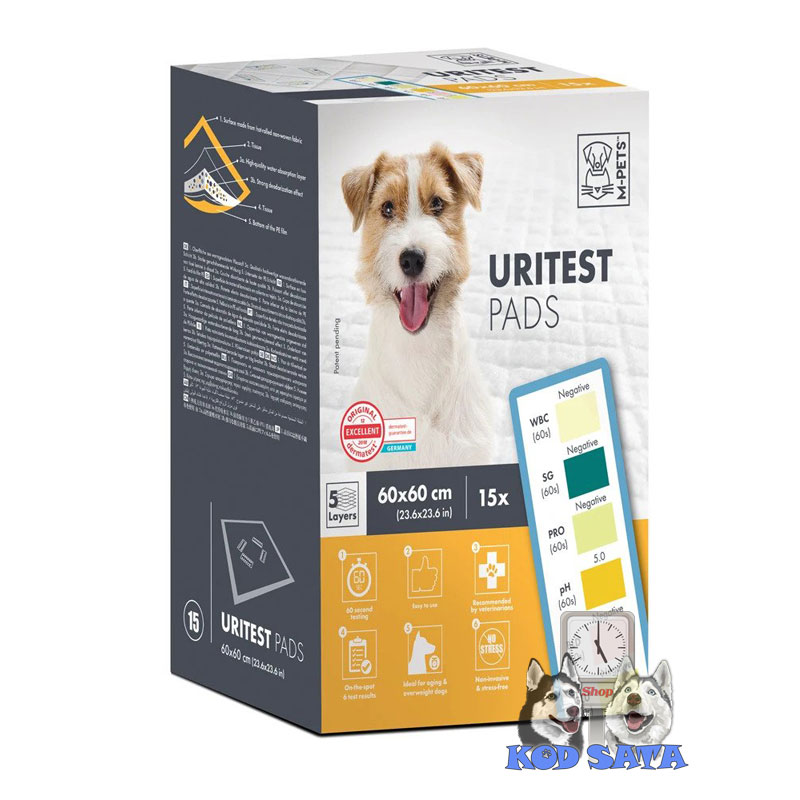 M-pets Uritest Pads 60x60cm 15kom
