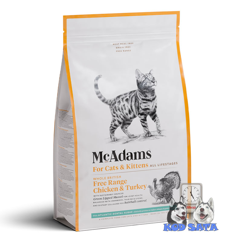 Mc Adams Hrana Za Mačke i Mačiće, Piletina i Ćuretina