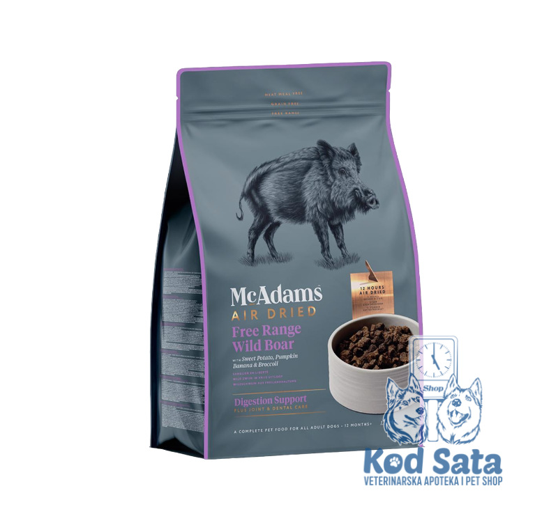 Mc Adams Liofizirana Sirova Hrana Za Pse Svih Rasa, Divlja Svinja 400g