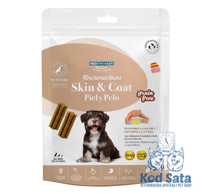 Mediterranean Natural Skin&Coat Poslastice Za Pse 110g