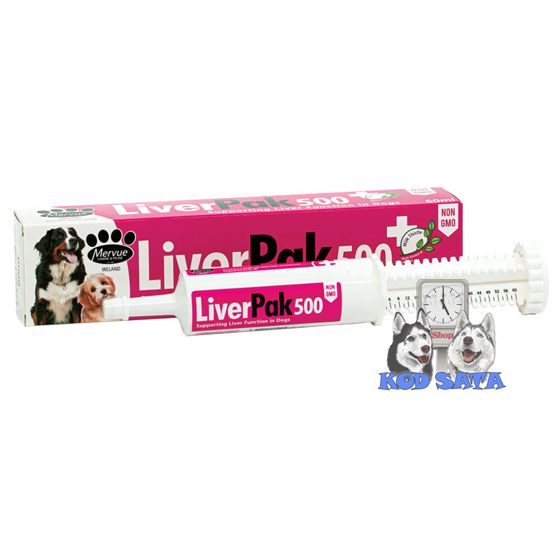 Mervue LiverPak500 Podrška Funkciji Jetre, Pasta Za Pse 60ml