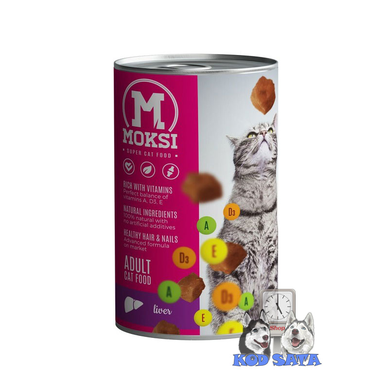 Moksi Konzerva Za Mačke, Jetra 24x415g