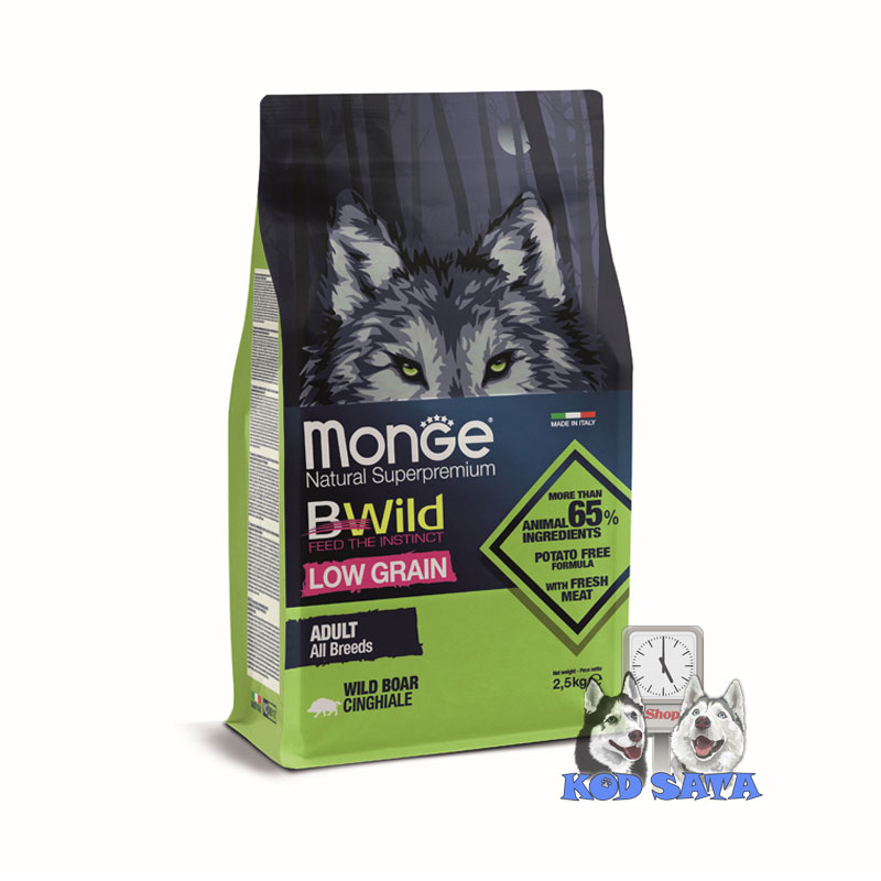Monge Bwild Hrana Za Pse Low Grain, Divlja Svinja
