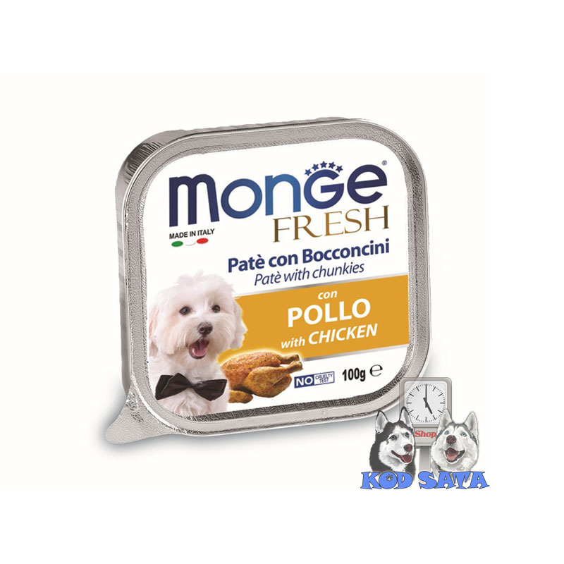 Monge Fresh Pašteta Za Pse Piletina 100g
