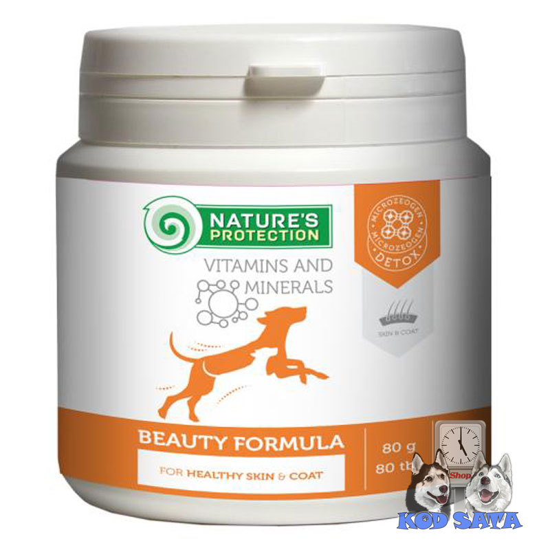 Nature's Protection Beauty Formula Za Zdravu Dlaku, Za Pse 80tbl.