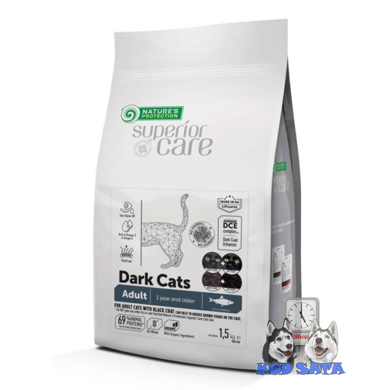 Nature's Protection Black Cat Hrana Za Crne Mačke 1,5kg