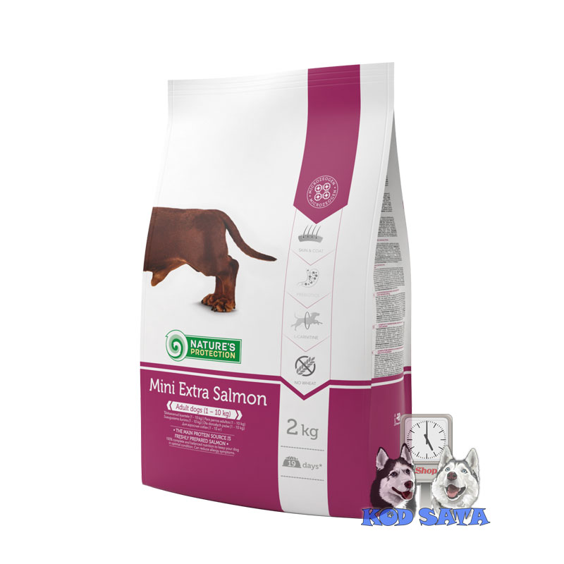 Nature's Protection Hrana Za Pse, Mini Extra Losos