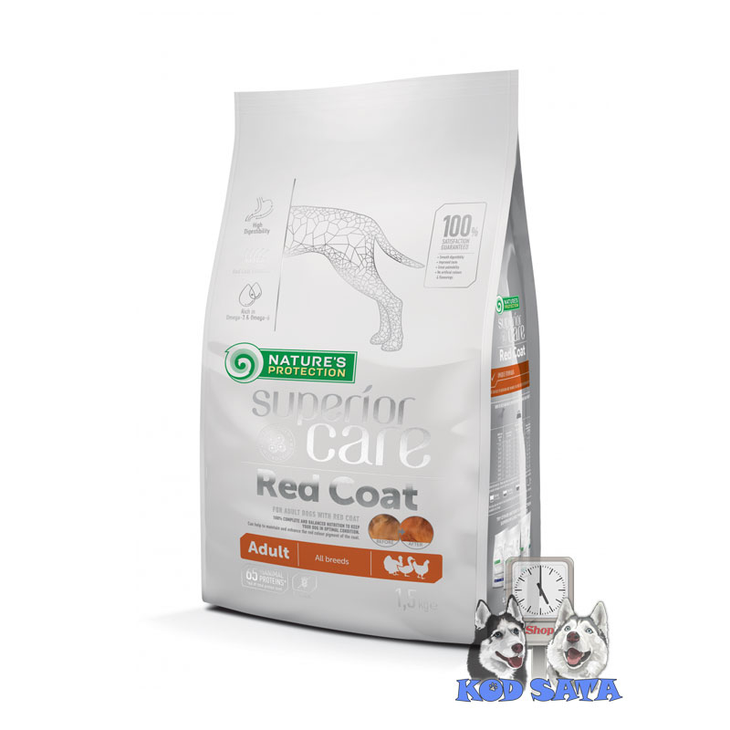 Nature's Protection Hrana Za Riđe Pse, Red Coat Živina