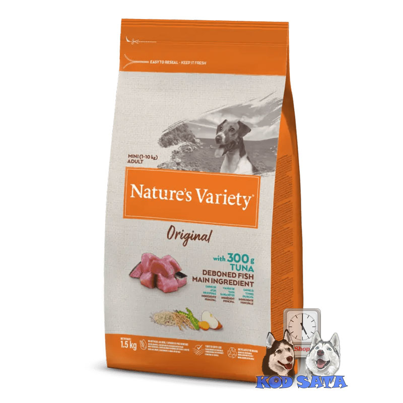 Nature's Variety Original Hrana Za Pse Malih Rasa, Tuna 1,5kg