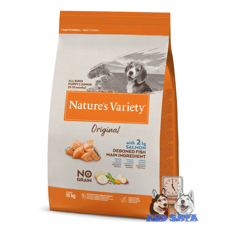 Nature's Variety No Grain Puppy Mini LososMini