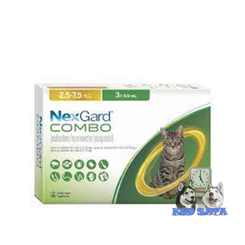 Nexgard Combo Ampula Za Mačke od 2,5 do 7,5kg