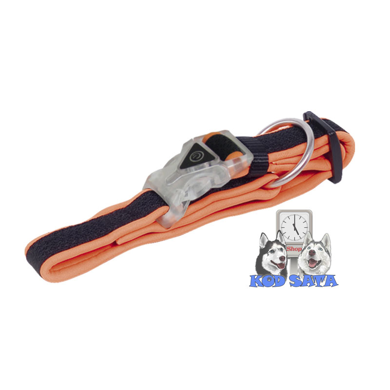 Nobby Flesh Mesh Preno Svetleća Ogrlica Narandžasta