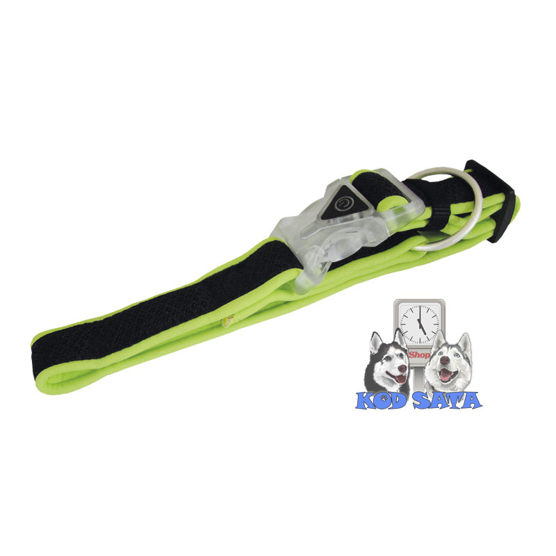 Nobby Flesh Mesh Preno Svetleća Ogrlica Žuta