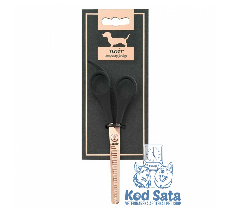 Noir Makaze Za Šišanje Pasa i Istanjivanje Dlake 17cm