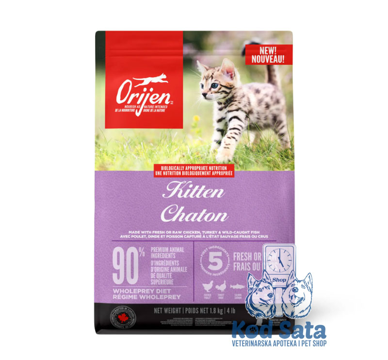 Orijen Kitten, Hrana Za Mačiće