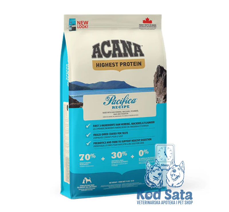 Pacifica Acana Hrana Za Pse, Morska Riba 11,4kg