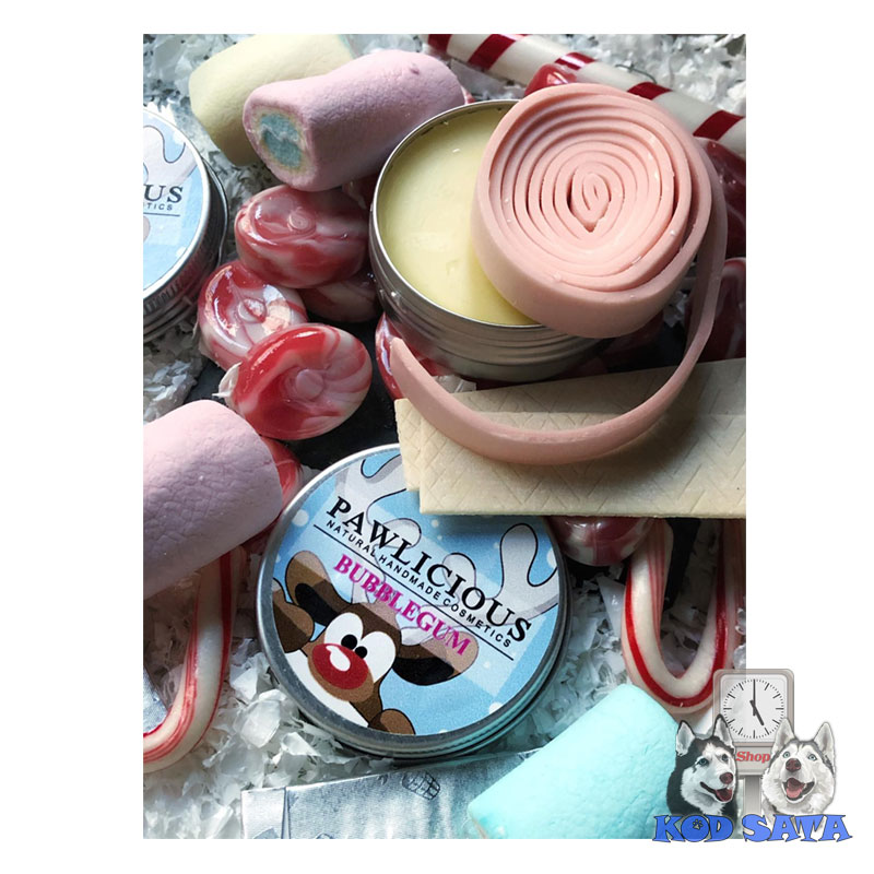 Pawlicious Prirodni Melem Za Šape Bubblegum, Novogodišnje Pakovanje 