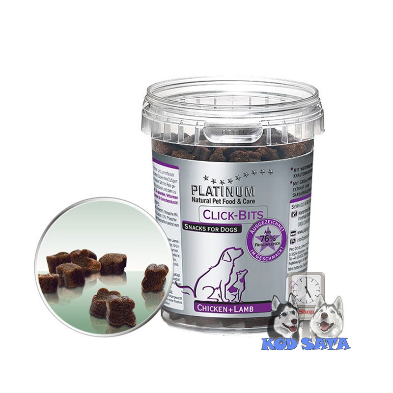 Platinum Click Bits Piletina i Jagnjetina 300g