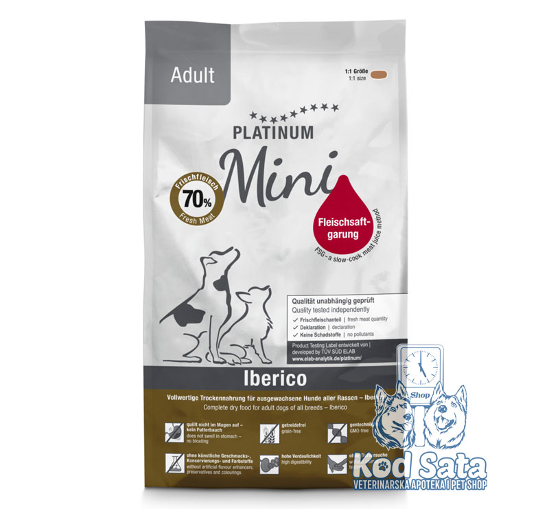 Platinum Hrana Za Mini Pse, Iberico 900g