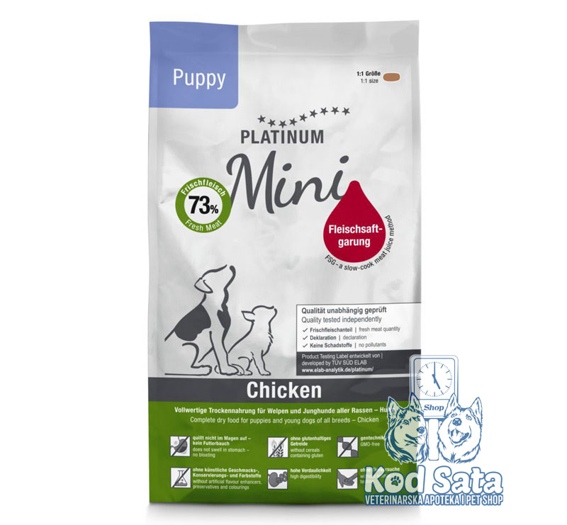 Platinum Hrana Za Štence Mini, Piletina 900g