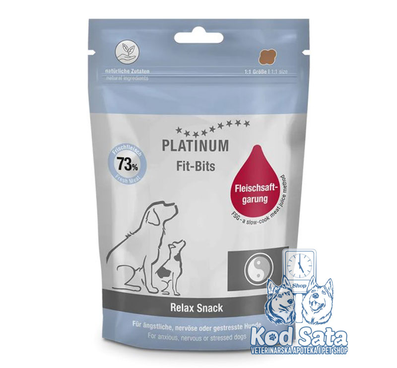 Platinum Poslastice Za Pse, Fit Bits Relax 150g