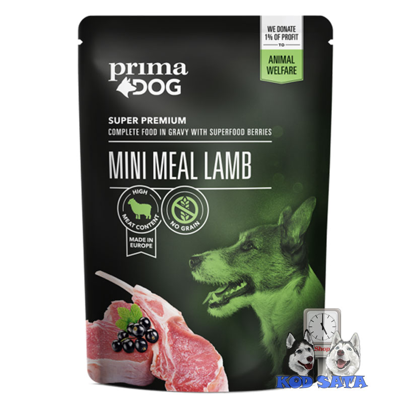 Primadog Mini Obrok Za Pse, Jagnjetina 100g