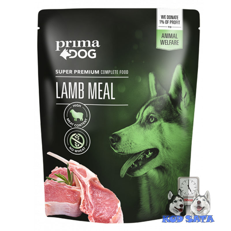 Primadog Obrok Za Male Pse, Jagnjetina 260g