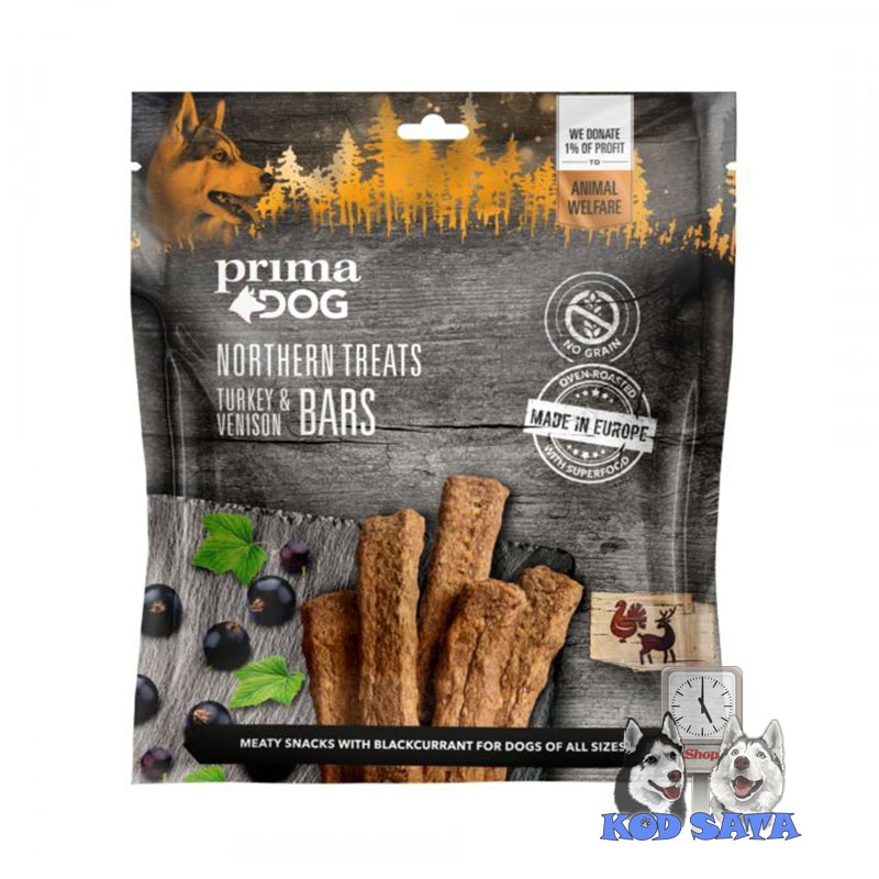 Primadog Pečene Pločice Za Pse, Ćurka i DIvljač 200g