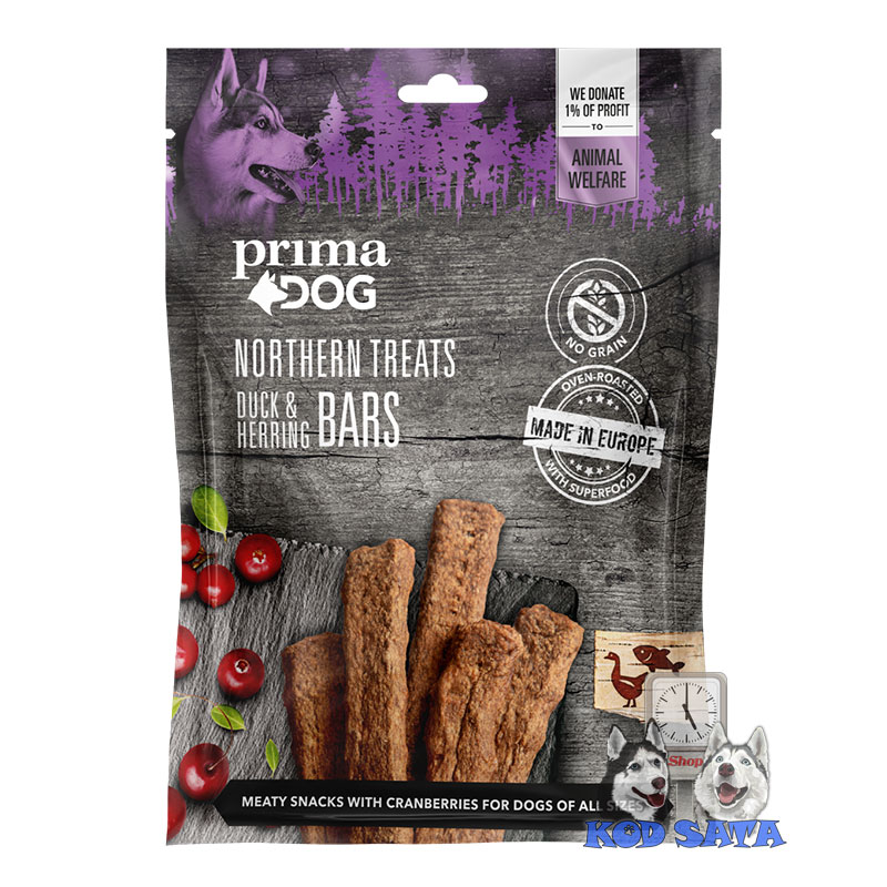 Primadog Pečene Pločice Za Pse, Pačetina i Haringa 200g